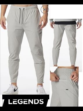 Legends Men's Light Gray Performance Joggers